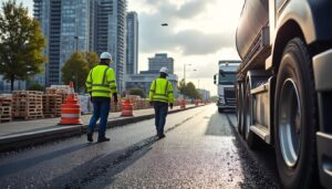 Tout savoir sur l'approvisionnement et les flux de livraison pour une bitumeuse sur chantier