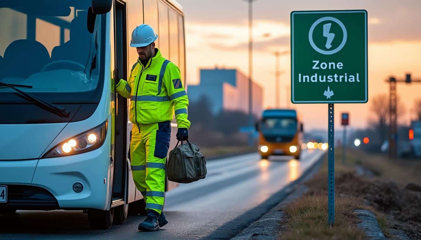 Illustration: Comprendre la notion de la zone de trajet dans le BTP pour 2024