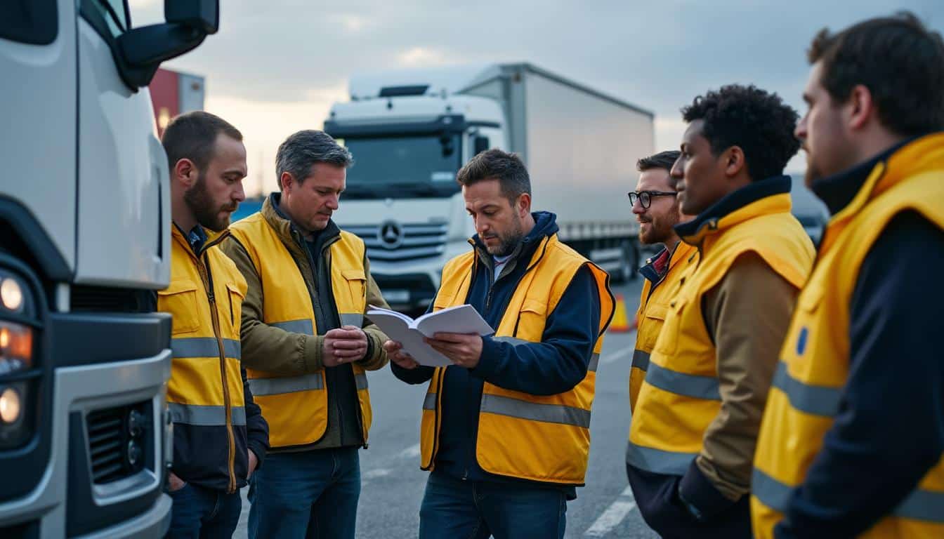 Illustration: Comprendre la formation pour devenir conducteur routier de marchandises sur porteur