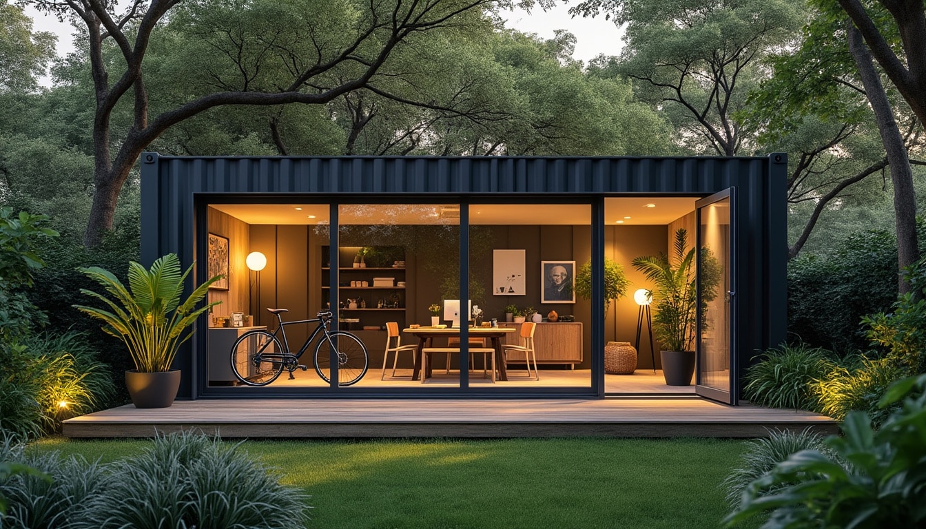 Bureau en container aménagé : un espace de travail modulable et mobile