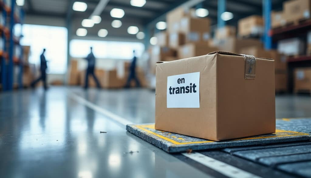 Ça veut dire quoi en transit pour le suivi de votre colis ?