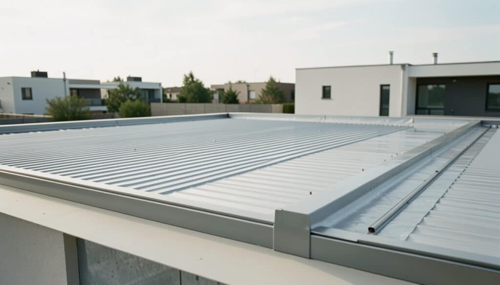 Toiture plate en bac acier : avantages, limites et prix