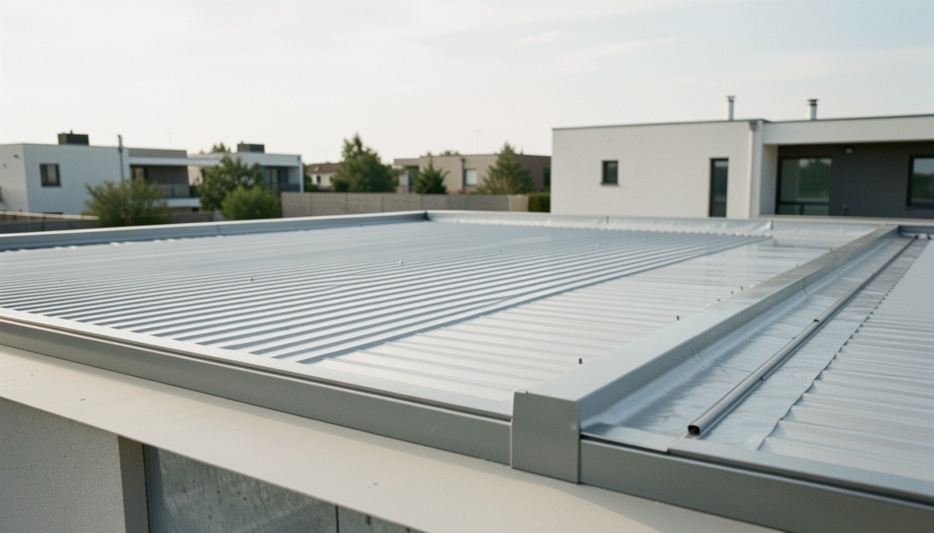 Toiture plate en bac acier : avantages, limites et prix